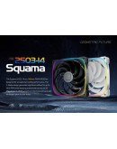 Geometric Future Комплект вентилатори Fan Pack 3-in-1 140 mm - Squama 2503B-14 Black