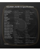 Geometric Future Комплект вентилатори Fan Pack 3-in-1 140 mm, Reversed - Squama 2503RB-14 Black