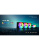 Geometric Future водно охлаждане Water Cooling - Eskimo Pro 360 White - Addressable RGB, LGA1851/AM5