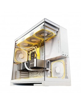 Geometric Future кутия Case EATX - Model 5 White - 5 x 140 mm aRGB fans included
