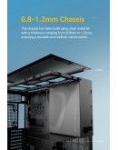 Geometric Future кутия Case EATX - Model 5 Vent Black - 5 x 140 mm aRGB fans included