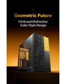 Geometric Future кутия Case EATX - Model 5 Vent Black - 5 x 140 mm aRGB fans included
