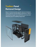 Geometric Future кутия Case EATX - Model 5 Vent Black - 5 x 140 mm aRGB fans included