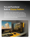 Geometric Future кутия Case EATX - Model 5 Vent White - 5 x 140 mm aRGB fans included