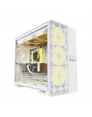 Geometric Future кутия Case EATX - Model 5 Vent White - 5 x 140 mm aRGB fans included