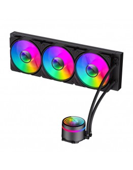 Gamemax водно охлаждане Water Cooling IceBurg 360 Infinity Black - Infinity Mirror, Addressable RGB