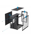 Gamemax кутия Case ATX - Infinity Black