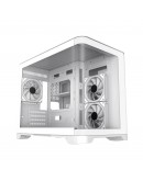 Gamemax кутия Case mATX - HYPE-M White - 3 x 120 mm Addressable RGB fans