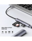 Unitek хъб USB3.0/2.0 HUB 4 port - USB-C input - H1208B