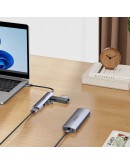 Unitek хъб USB3.0/2.0 HUB 4 port - USB-C input - H1208B
