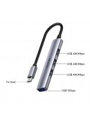 Unitek хъб USB3.0/2.0 HUB 4 port - USB-C input - H1208B