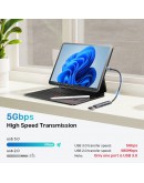 Unitek хъб USB3.0/2.0 HUB 4 port - USB-C input - H1208B