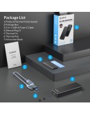 Orico външна кутия за диск Storage - Case - M.2 NVMe M key - USB3.1 Gen2 Type-C, 10Gbps - HM2-G2-BK