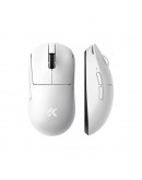 MCHOSE професионална геймърска мишка A7 V2 Ultra White - Wireless Gaming Mouse - Dual 8K, Omron Mechanical