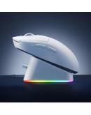 MCHOSE професионална геймърска мишка A7 V2 Ultra White - Wireless Gaming Mouse - Dual 8K, Omron Mechanical
