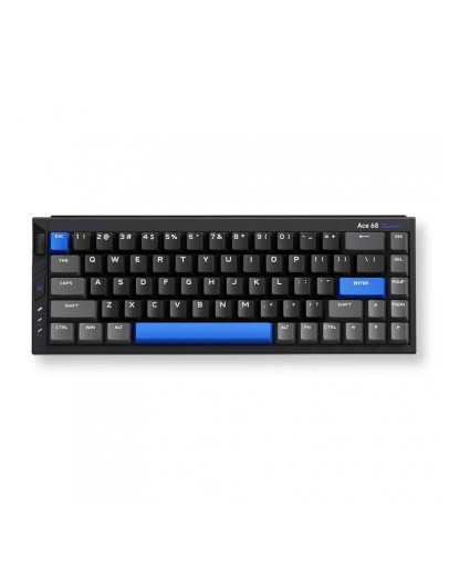 MCHOSE геймърска механична клавиатура Gaming Mechanical Keyboard Ace 68 Turbo - 16K, Mount Tai Magnetic Switch GT [Tactile] (English US), Black