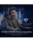 MCHOSE безжични геймърски слушалки Wireless Gaming Headphones - V9 Pro Icy White - Bluetooth , 2.4G