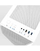 Zalman кутия Case ATX - i3 NEO ARGB White - Mesh, aRGB, Tempered Glass