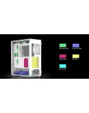 Zalman кутия Case ATX - i3 NEO ARGB White - Mesh, aRGB, Tempered Glass