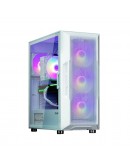 Zalman кутия Case ATX - i3 NEO ARGB White - Mesh, aRGB, Tempered Glass