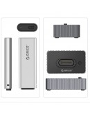 Orico външна кутия за диск/докинг станция Storage - Case/Docking Station - M.2 NVMe/NGFF - IT18C3-GY