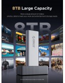 Orico външна кутия за диск/докинг станция Storage - Case/Docking Station - M.2 NVMe/NGFF - IT18C3-GY