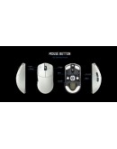 Lamzu професионална геймърска мишка MAYA X 8K - Wireless Gaming Mouse - Cloud Grey