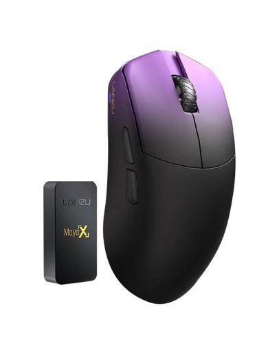 Lamzu професионална геймърска мишка MAYA X 8K - Wireless Gaming Mouse - Purple Shadow