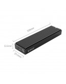 Orico външна кутия за диск Storage - Case - M.2 NVMe M-key 10 Gbps - M2PV-C3-BK-BP