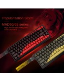 Madlions професионална геймърска механична клавиатура Professional Gaming Mechanical Keyboard MAD 68 HE Flagship V2 - 8K, Magnetic Amber Pro Switches - Black