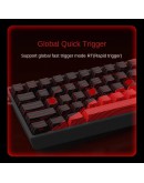 Madlions професионална геймърска механична клавиатура Professional Gaming Mechanical Keyboard MAD 68 HE Flagship V2 - 8K, Magnetic Amber Pro Switches - White