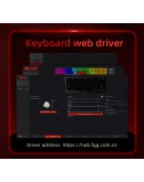 Madlions професионална геймърска механична клавиатура Professional Gaming Mechanical Keyboard MAD 68 HE Flagship V2 - 8K, Magnetic Amber Pro Switches - White