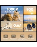 MagCubic преносим мултимедиен проектор Portable Multimedia Projector HY450C - 8K, Android 11, Wi-Fi 6, Bluetooth 5.4