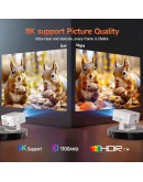 MagCubic преносим мултимедиен проектор Portable Multimedia Projector HY450MAX - 8K, Android 14, Wi-Fi 6, Bluetooth 5.4
