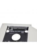 Makki тънко кади за лаптоп Laptop Caddy 9.5mm SATA3 with LED/switch MAKKI-CADDY-95-LS