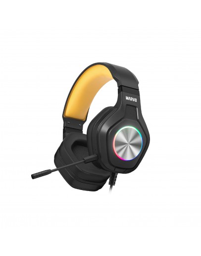Marvo геймърски слушалки Gaming Headphones Pulz 80 - MARVO-HG9084-BK