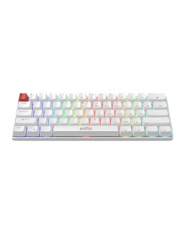 Marvo механична геймърска клавиатура Gaming Mechanical keyboard Saber 61 KG933G White - 61 keys, Red Switches [Linear]