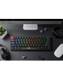 Marvo механична геймърска клавиатура Gaming Mechanical keyboard Saber 61 KG933G White - 61 keys, Red Switches [Linear]