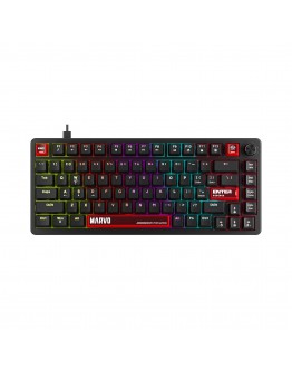 Marvo геймърска механична клавиатура Gaming Mechanical Keyboard Arma 82 KG936 - 1K, TNT Peach Switches [Linear], (English US)