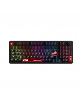 Marvo геймърска механична клавиатура Gaming Mechanical Keyboard Arma 98 KG937 - 1K, TNT Peach Switches [Linear], (English US)
