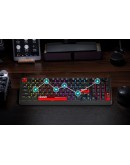 Marvo геймърска механична клавиатура Gaming Mechanical Keyboard Arma 98 KG937 - 1K, TNT Peach Switches [Linear], (English US)