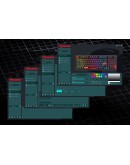 Marvo геймърска механична клавиатура Gaming Mechanical Keyboard Arma 98 KG937 - 1K, TNT Peach Switches [Linear], (English US)