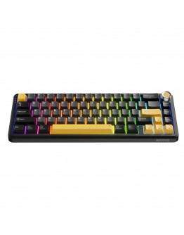 Marvo безжична механична геймърска клавиатура Wireless Gaming Mechanical keyboard Titan 65 - KG984W Black - Banana Crystal [Linear]