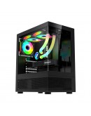 1stPlayer кутия Case ATX - MIKU Mi7-A Black - Reversed fans included