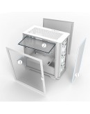 Montech кутия AIR 100 ARGB, Micro ATX Case, TG, 4x120mm ARGB Fans, White