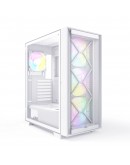 Montech кутия AIR 1000 PREMIUM, Mid-tower Case, TG, 2 Front Panels, 4x120mm ARGB Fans, White