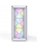 Montech кутия AIR 1000 PREMIUM, Mid-tower Case, TG, 2 Front Panels, 4x120mm ARGB Fans, White