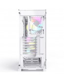 Montech кутия AIR 1000 PREMIUM, Mid-tower Case, TG, 2 Front Panels, 4x120mm ARGB Fans, White