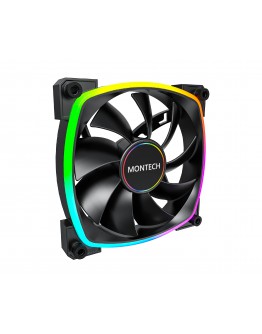 Montech вентилатор AX140 PWM, Fan 140mm, ARGB, Black