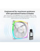 Montech вентилатор AX140 PWM, Fan 140mm, ARGB, White